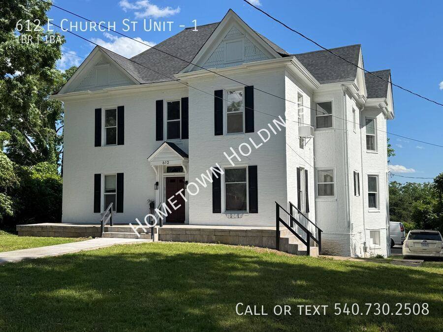 Apartment for rent at 612 E Church St #1, Martinsville, VA 24112