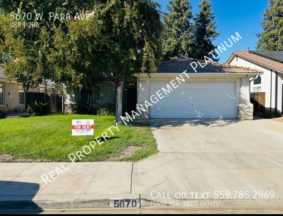 House for rent at 5670 W Parr Ave, Fresno, CA 93722