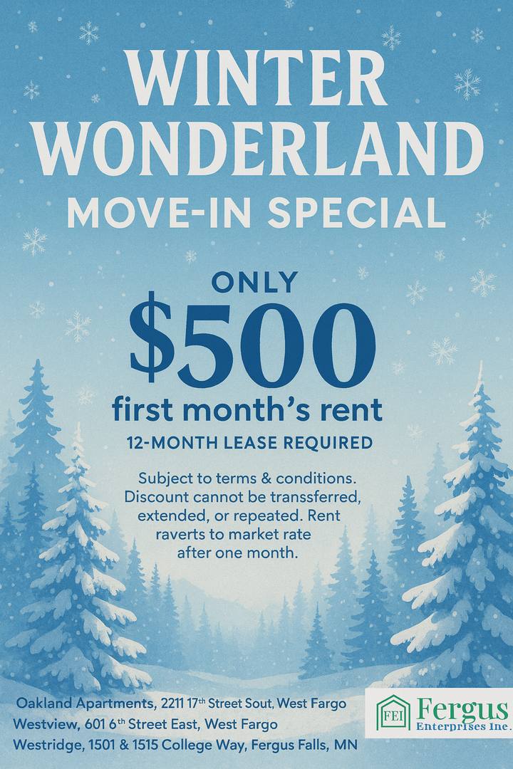 Apartment for rent at 1501 College Way, Fergus Falls, MN 56537