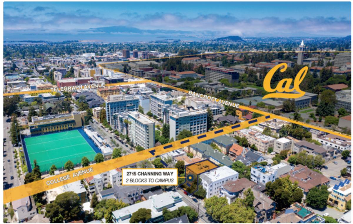 Apartment for rent at 2715 Channing Way, Berkeley, CA 94704