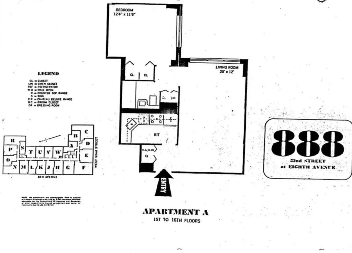 Apartment for rent at 888 8th Ave #31FF, New York, NY 10019