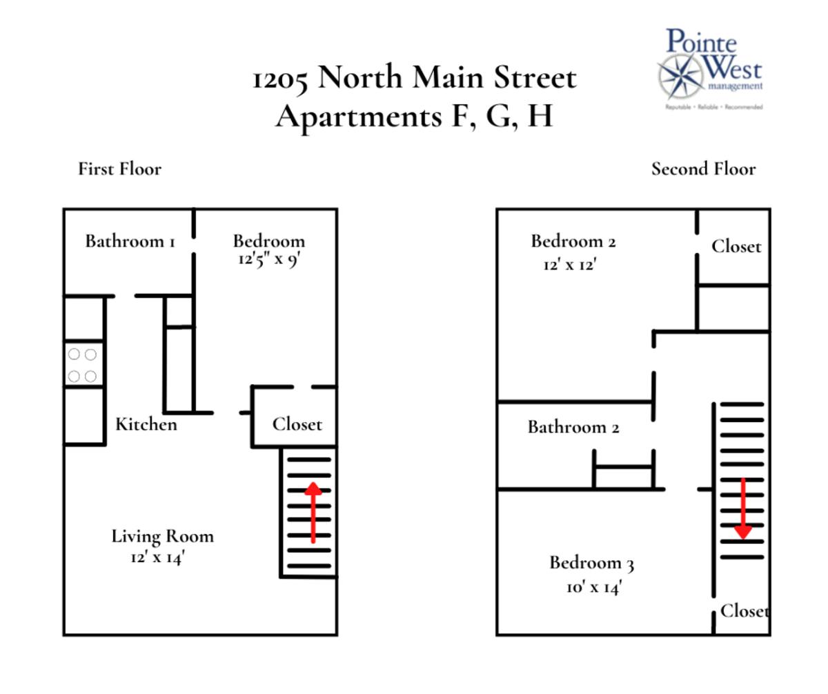 Apartment for rent at 1201, 1203, 1205, 1207 N Main St, Blacksburg, VA 24060
