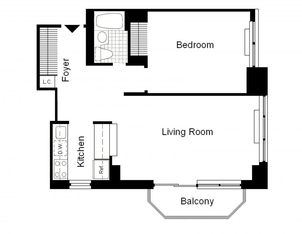 Apartment for rent at 235 W 38th St #15RR, New York, NY 10018