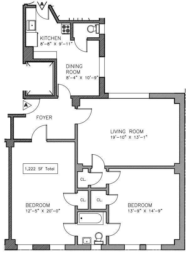 Apartment for rent at 147 W 79th St #9AA, New York, NY 10024