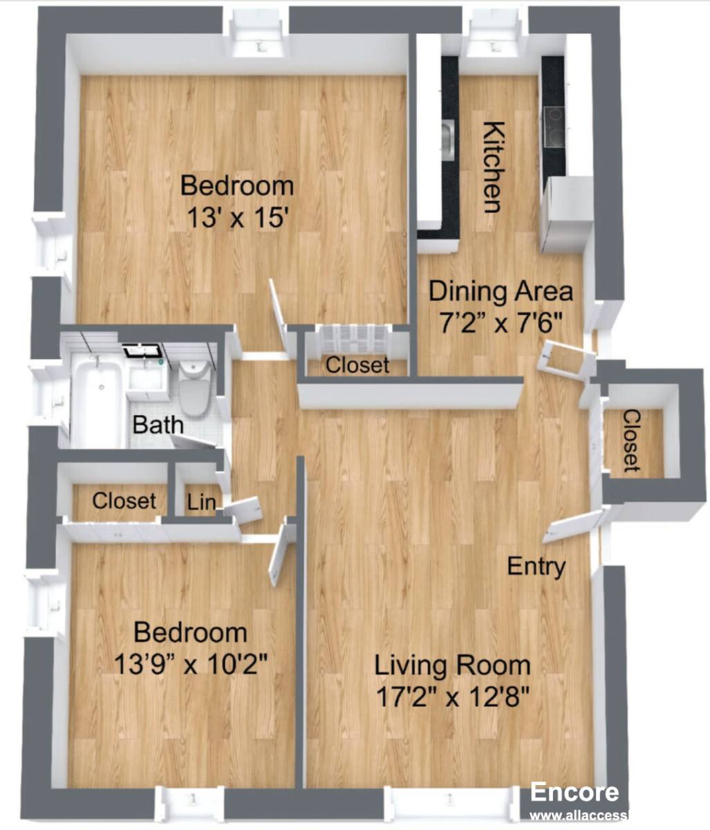 Apartment for rent at 86 Saint Paul St #12, Brookline, MA 02446
