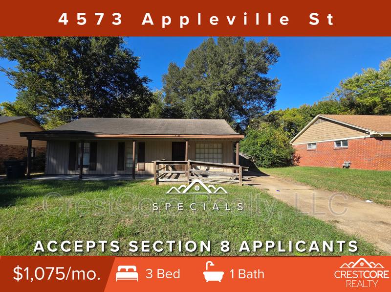 House for rent at 4573 Appleville St, Memphis, TN 38109