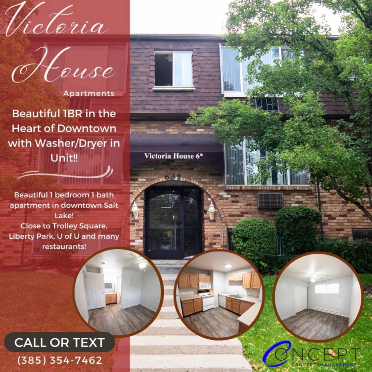 Apartment for rent at 637 S 600 E, Salt Lake City, UT 84102