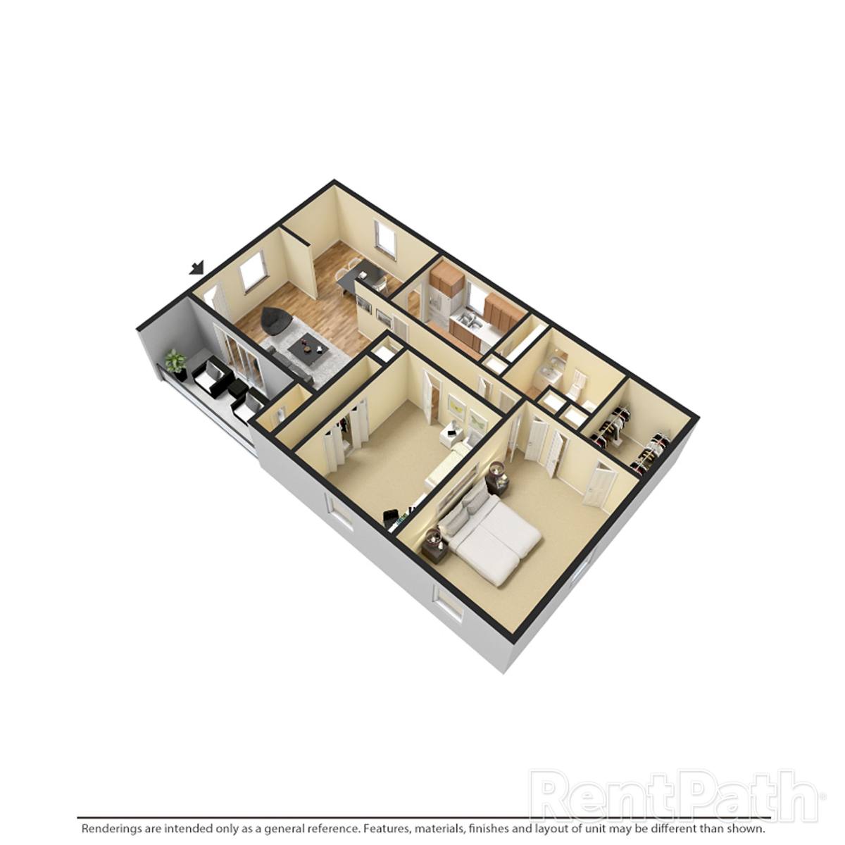 Apartment for rent at 1924 N Leg Rd, Augusta, GA 30909