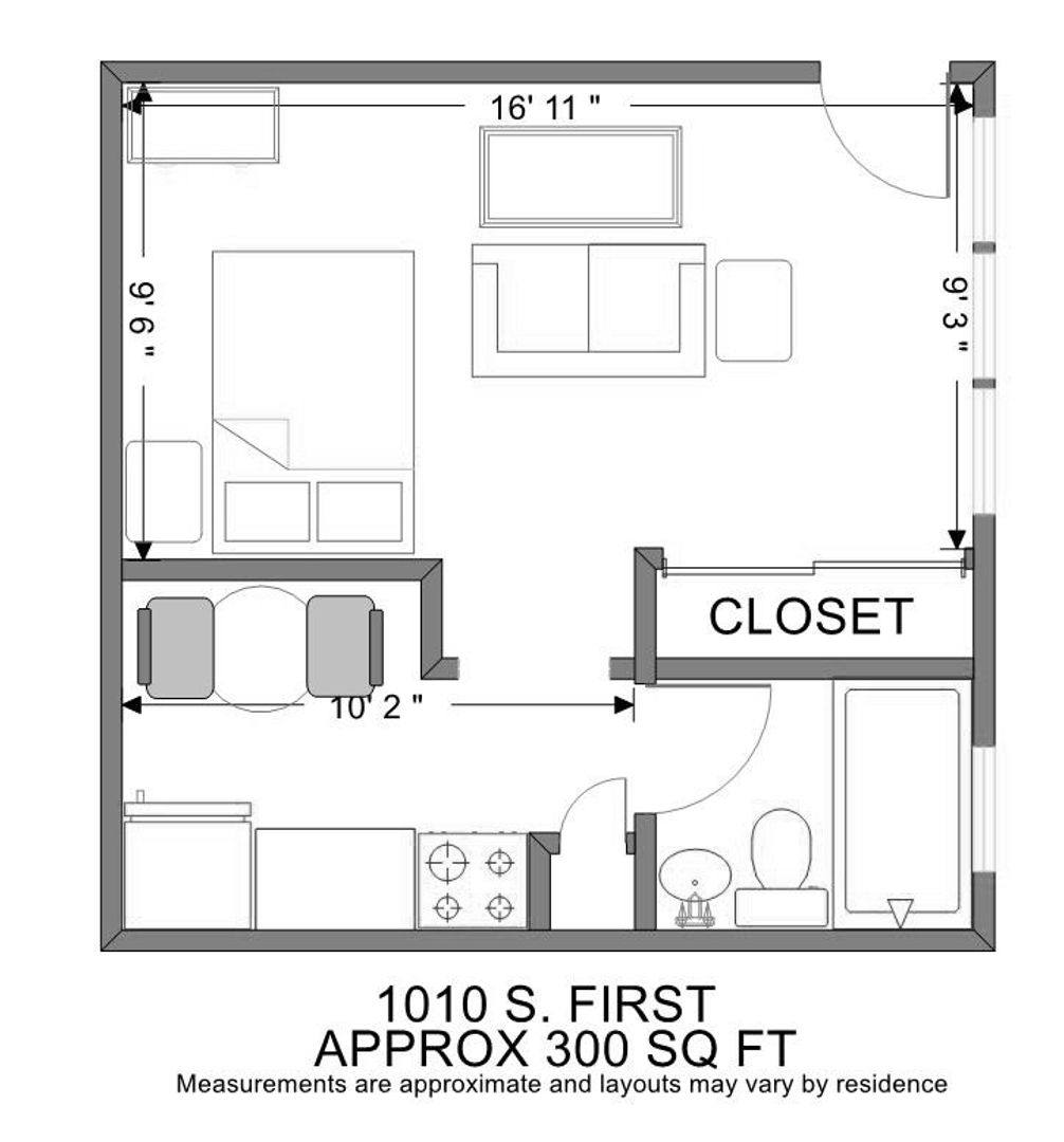 Apartment for rent at 1010 S First St, Champaign, IL 61820