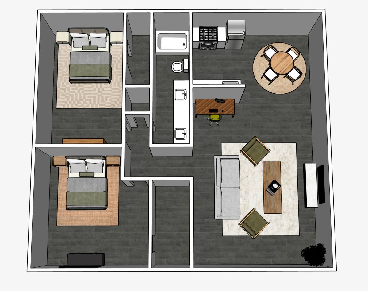 Apartment for rent at 7806 Lyrewood Lane, Oklahoma City, OK 73132