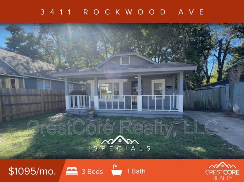 House for rent at 3411 Rockwood Ave, Memphis, TN 38122
