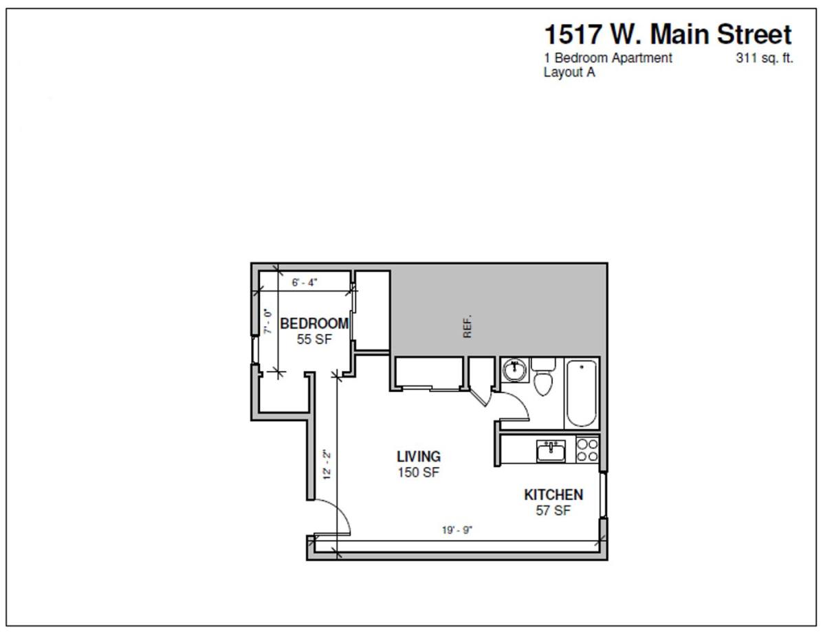 Apartment for rent at 1517 W Main St, Muncie, IN 47303