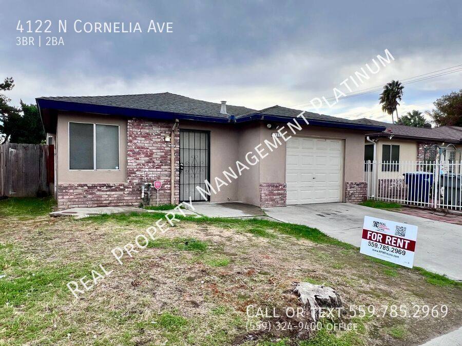 House for rent at 4122 N Cornelia Ave, Fresno, CA 93722