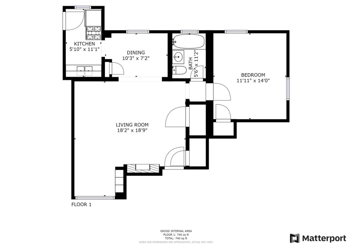Apartment for rent at 1160 -1190 E Broad St, Columbus, OH 43205