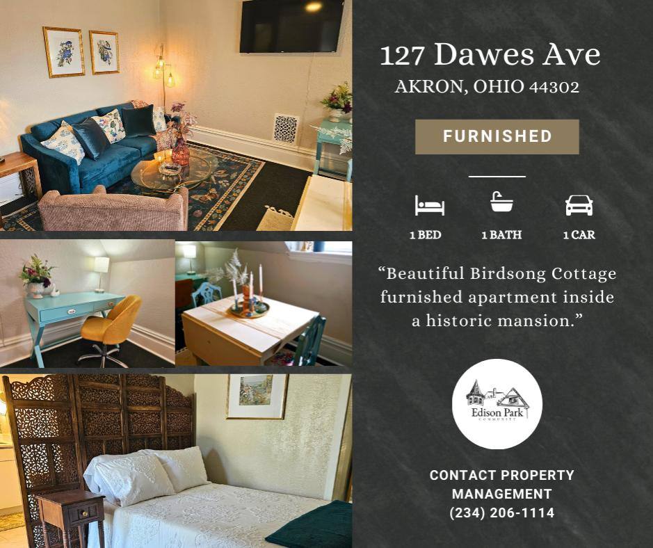 Apartment for rent at 127 Dawes Ave #BIRDSONG Boho-A Vict, Akron, OH 44302
