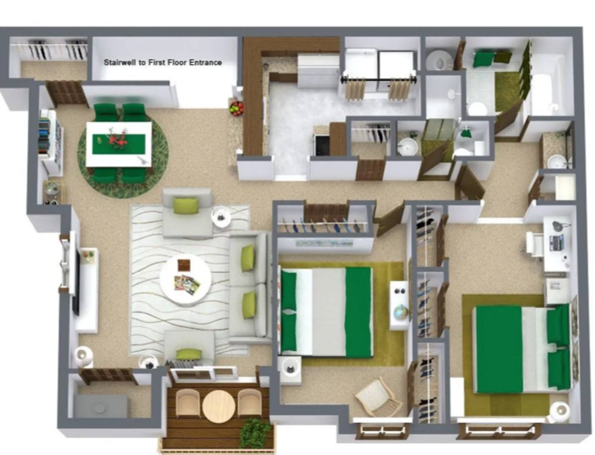 Apartment for rent at 19640 Puritas Ave, Cleveland, OH 44135