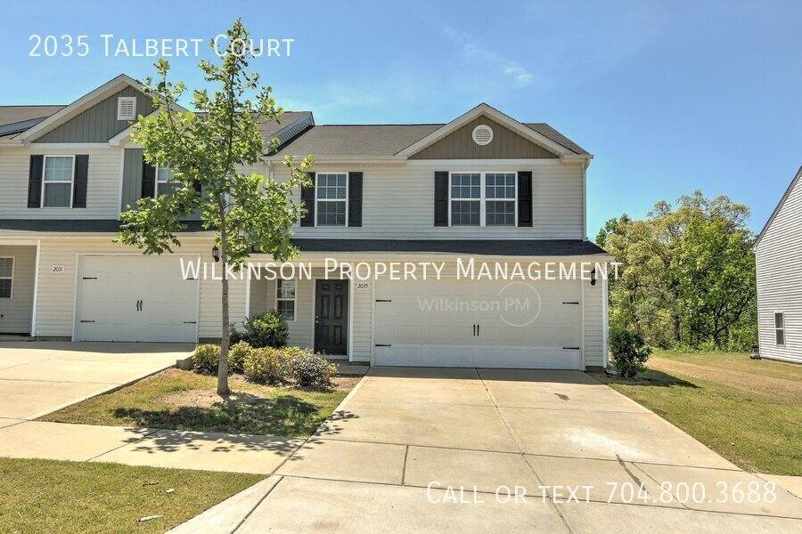 Townhouse for rent at 2035 Talbert Court, Charlotte, NC 28214