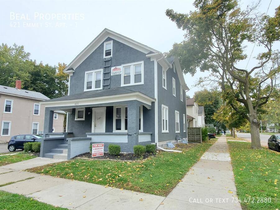 Apartment for rent at 421 Emmet St #1, Ypsilanti, MI 48197