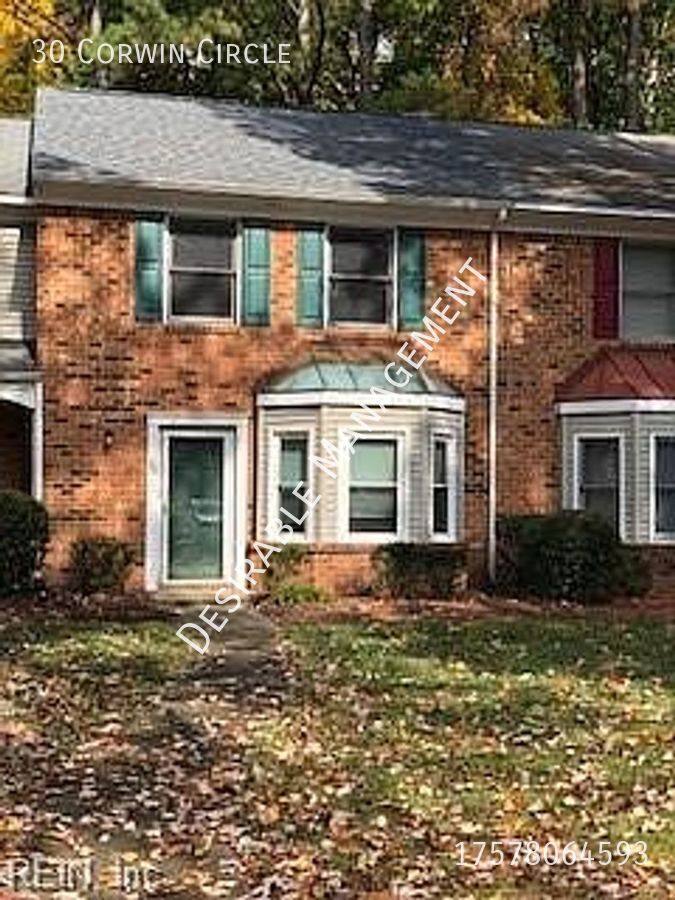 Townhouse for rent at 30 Corwin Circle, Hampton, VA 23666