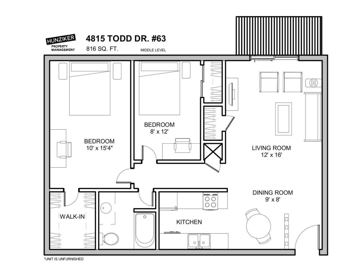 Apartment for rent at 4815 Todd, Ames, IA 50014