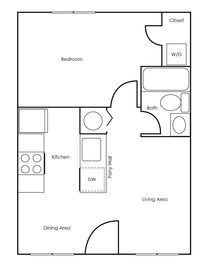 Apartment for rent at 1408 E 21st St, Pueblo, CO 81001