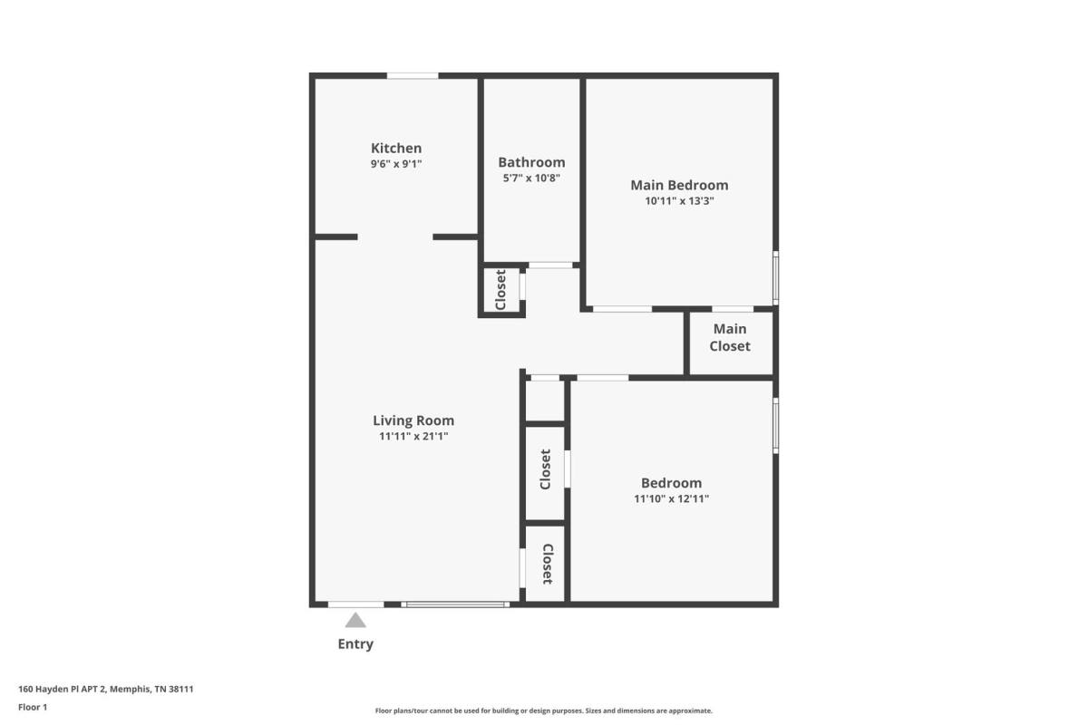 Apartment for rent at 160 Hayden Place, Memphis, TN 38111