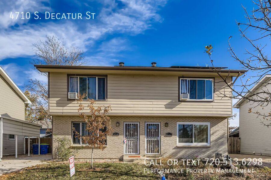 Townhouse for rent at 4710 S Decatur St, Englewood, CO 80110