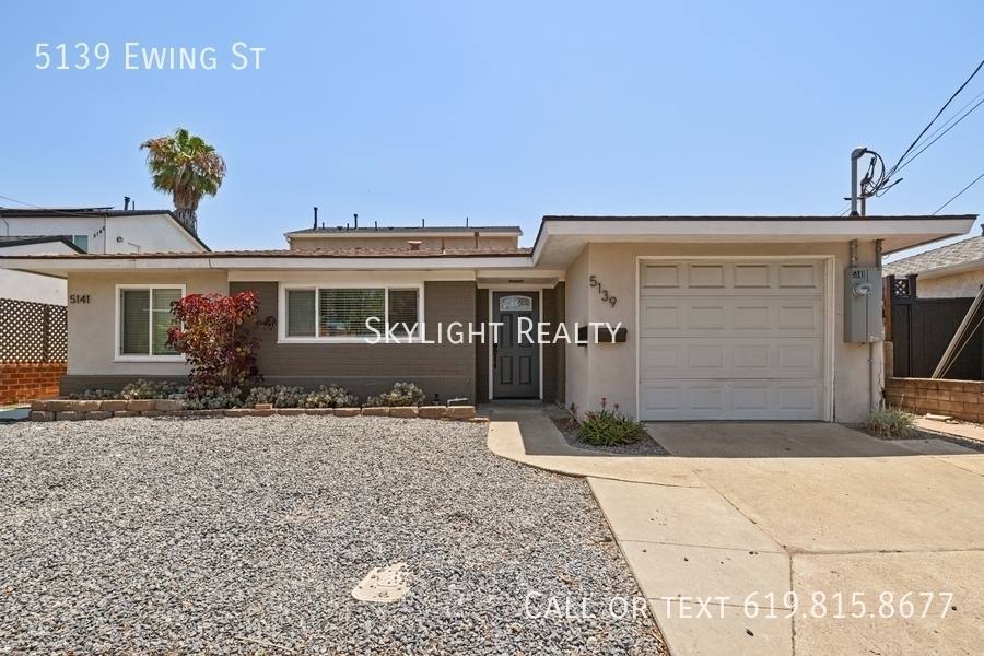 House for rent at 5139 Ewing St, San Diego, CA 92115