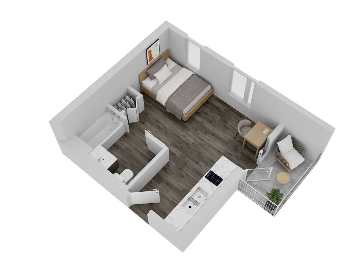 Apartment for rent at 1408 W Jefferson Blvd, Los Angeles, CA 90007