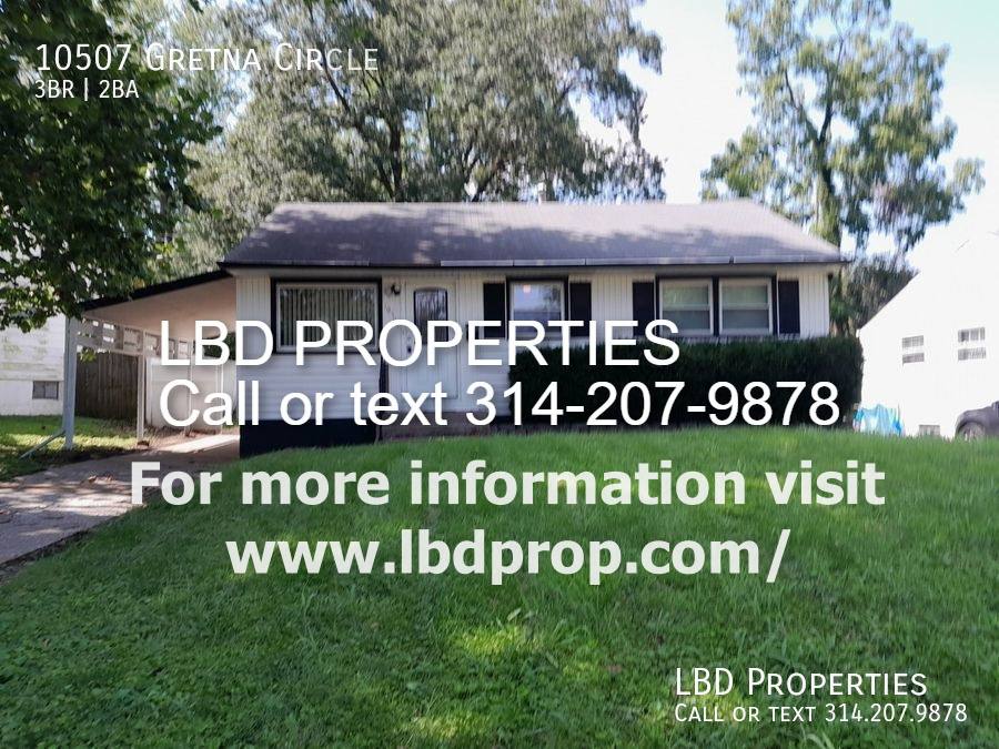 House for rent at 10507 Gretna Circle, Saint Louis, MO 63137