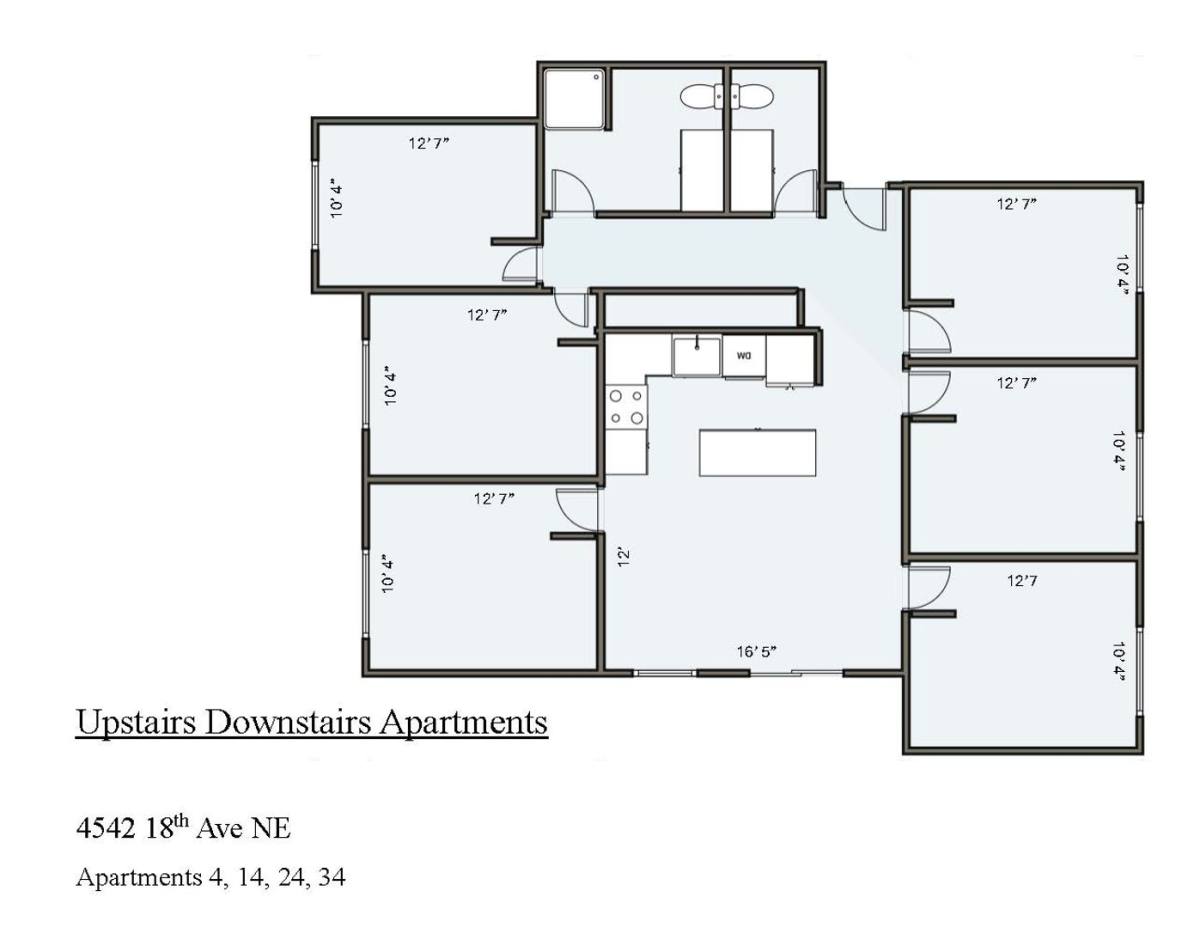 Apartment for rent at 4538 18th Ave NE, Seattle, WA 98105