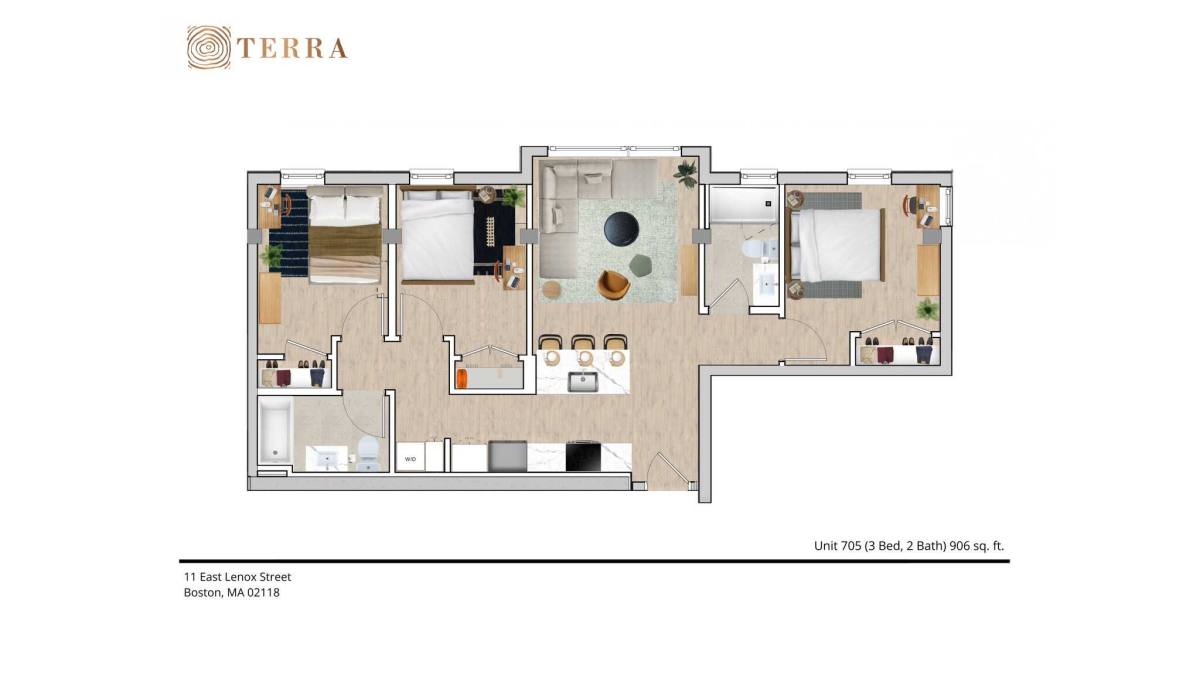 Apartment for rent at 11 E Lenox St, Boston, MA 02118