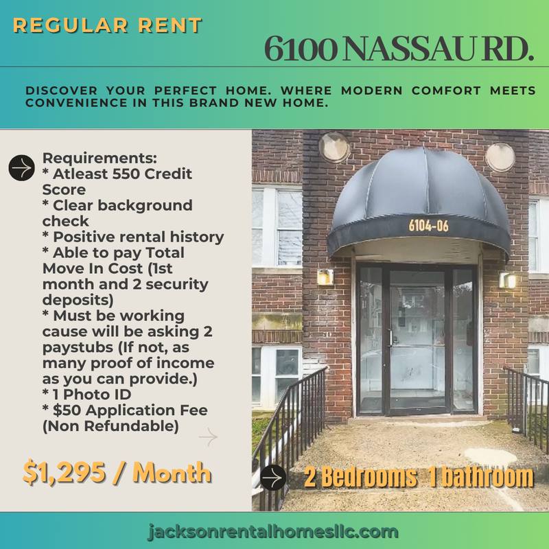 Apartment for rent at 6100 Nassau Rd, Philadelphia, PA 19151