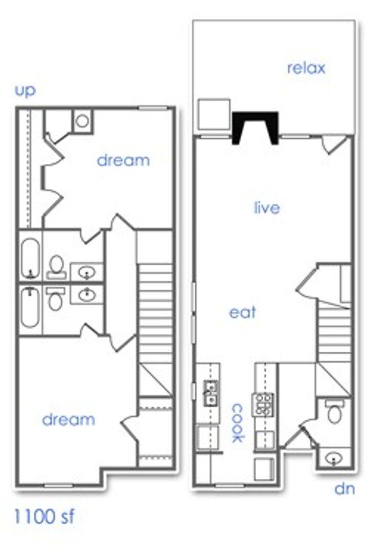 Townhouse for rent at 521 W Sycamore St, Denton, TX 76201