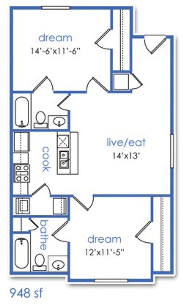 Apartment for rent at 515 W Mulberry St, Denton, TX 76201