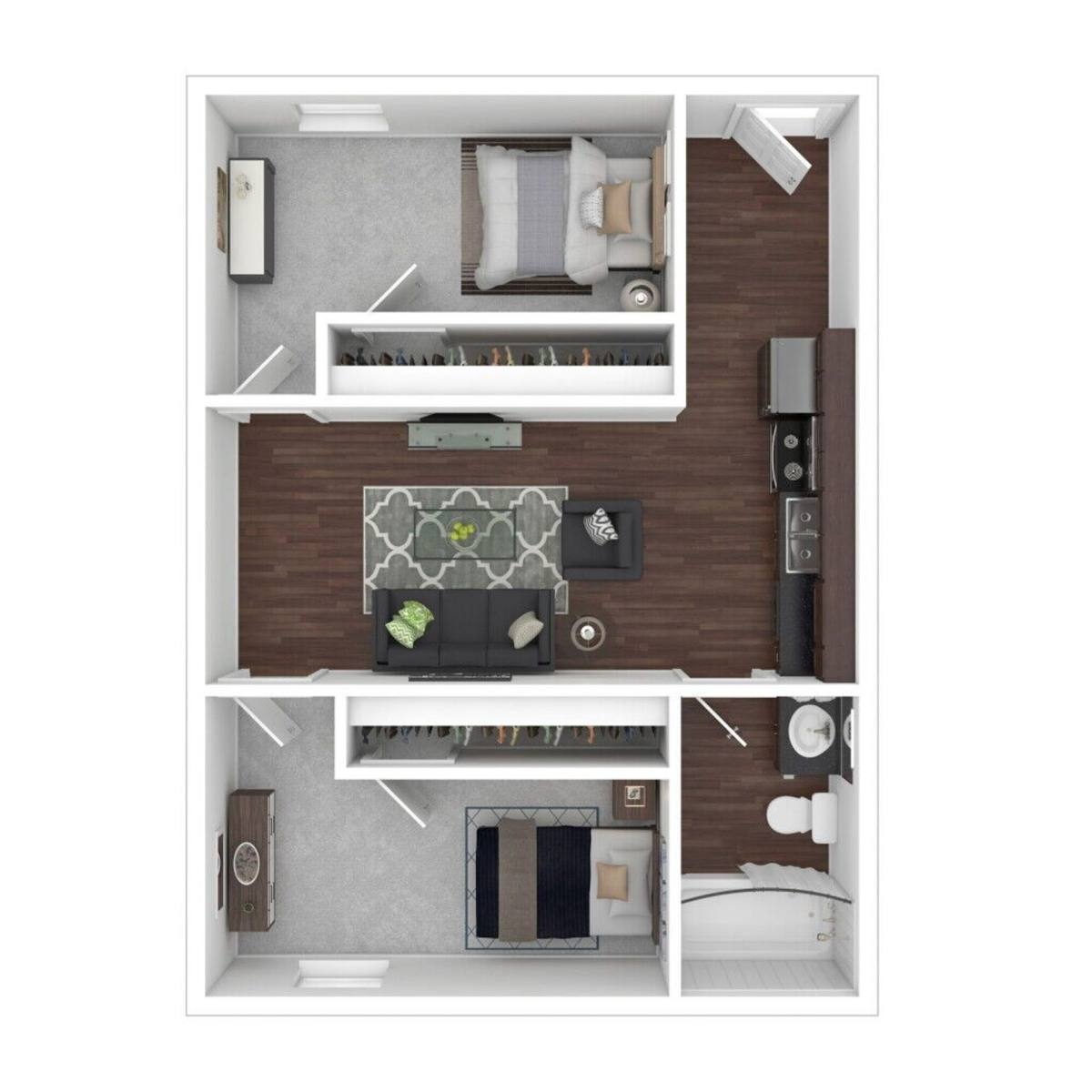 Apartment for rent at 736 E 12th Ave, Emporia, KS 66801
