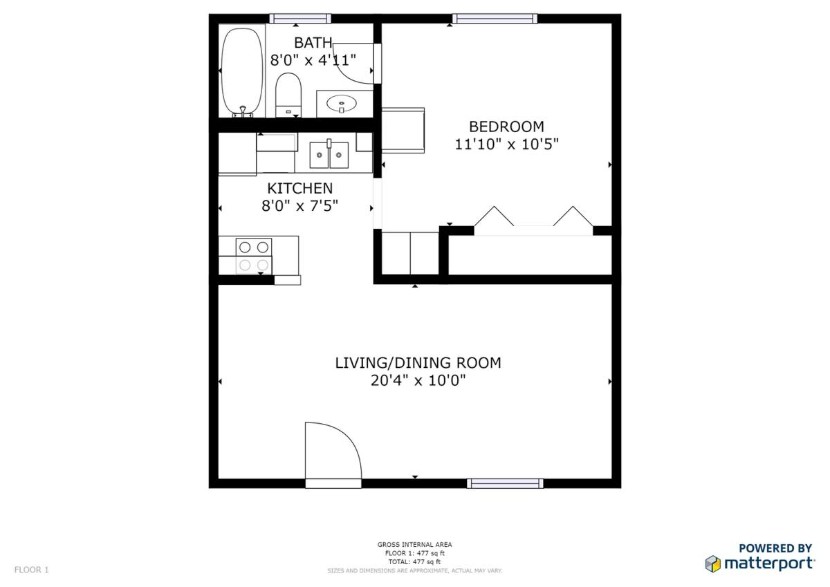 Apartment for rent at 314 Texas St, Denton, TX 76201