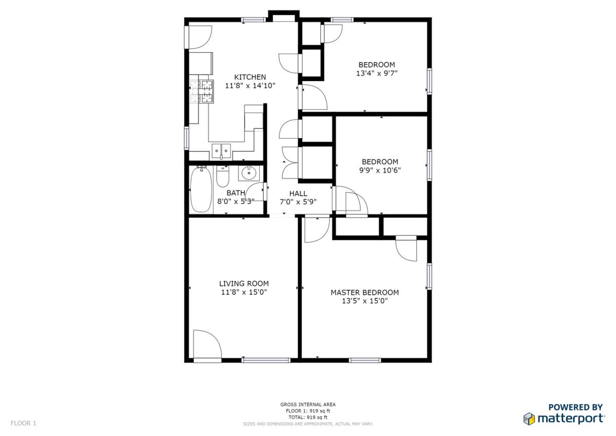 House for rent at 2702 Bolivar St, Denton, TX 76201