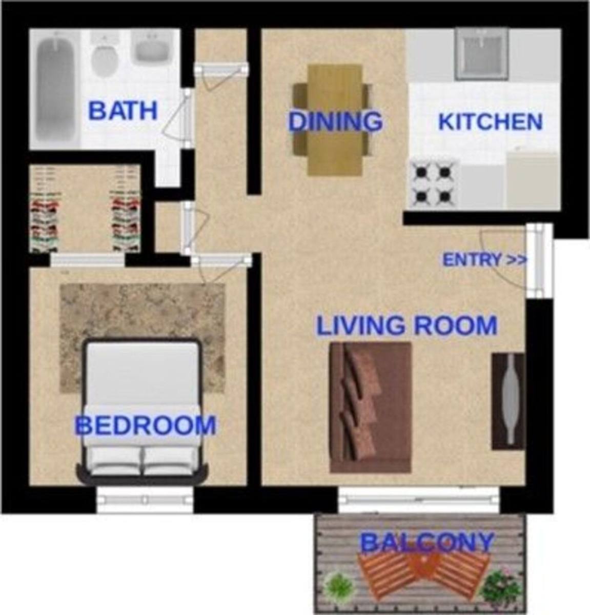 Apartment for rent at 3625 W 13th St N, Wichita, KS 67203