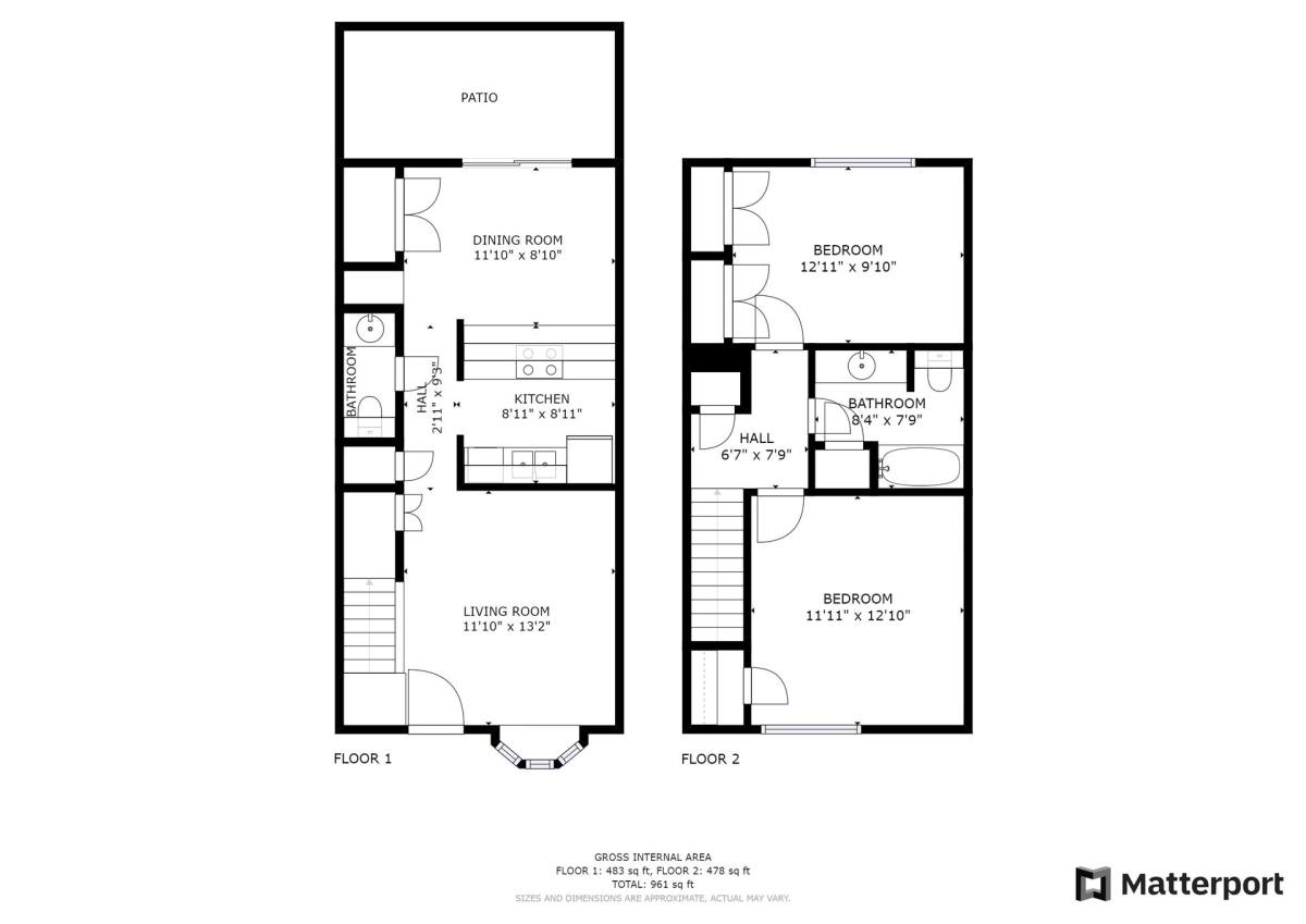 Townhouse for rent at 705 709 W Mulberry St, Denton, TX 76201