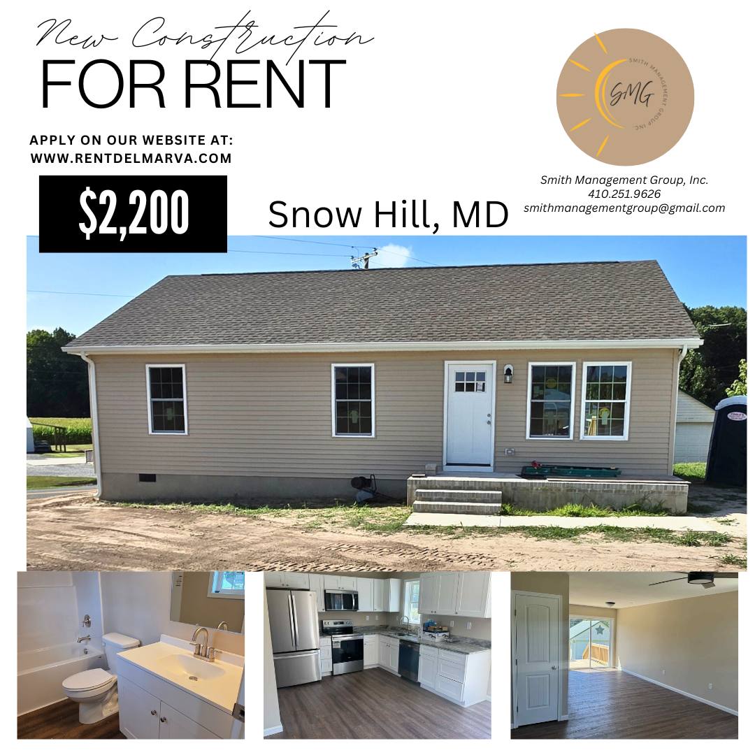 House for rent at 7628 Public Landing Rd, Snow Hill, MD 21863