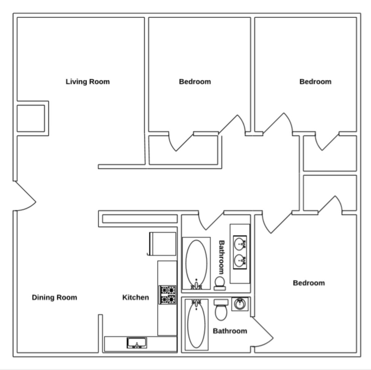 Apartment for rent at 1533 Merchant St, Emporia, KS 66801