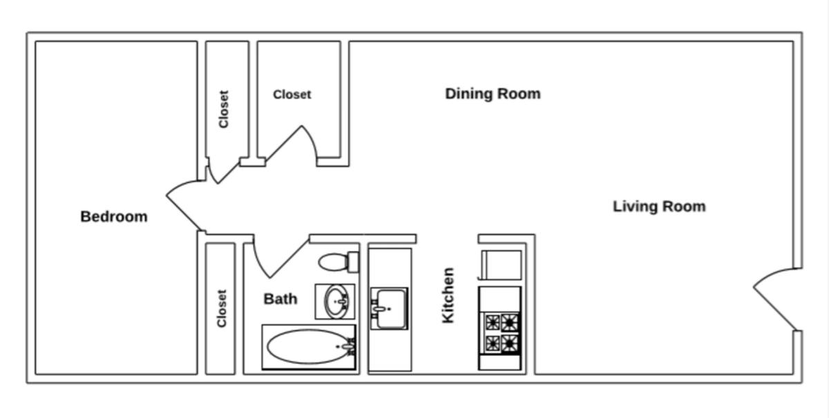 Apartment for rent at 1533 Merchant St, Emporia, KS 66801
