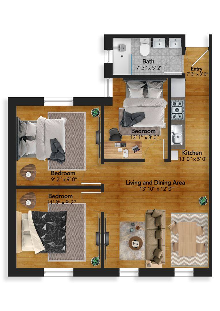 Apartment for rent at 558 E 191st St, Bronx, NY 10458