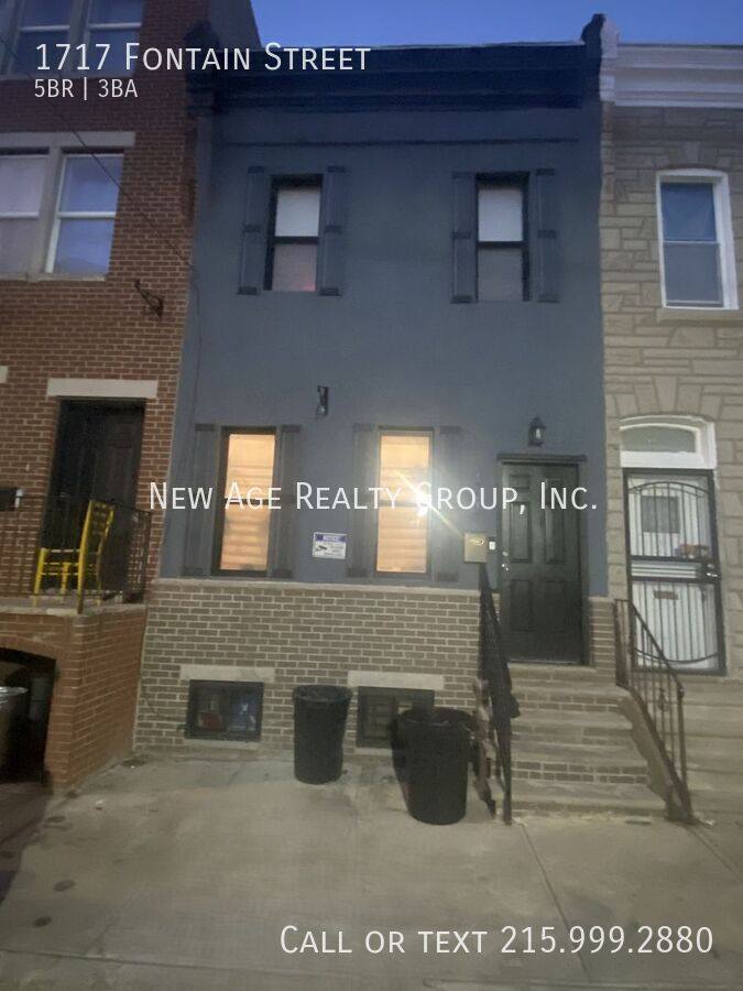 House for rent at 1717 Fontain St, Philadelphia, PA 19121