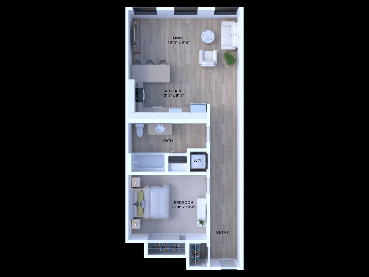 Apartment for rent at 100 N Summit St, Toledo, OH 43604
