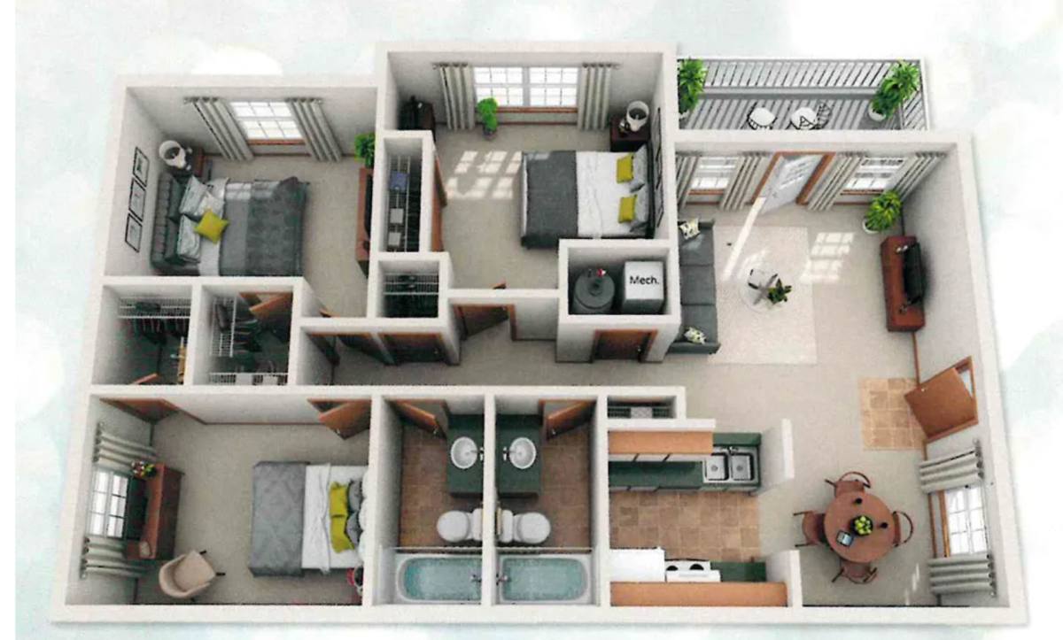 Apartment for rent at 1409 Chase Place, Manhattan, KS 66502