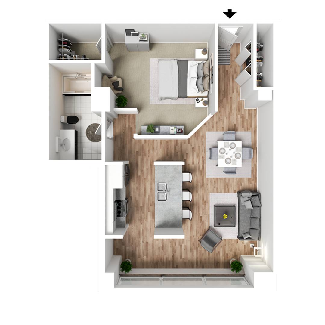 Apartment for rent at 427 & 505 Iowa St, Davenport, IA 52801