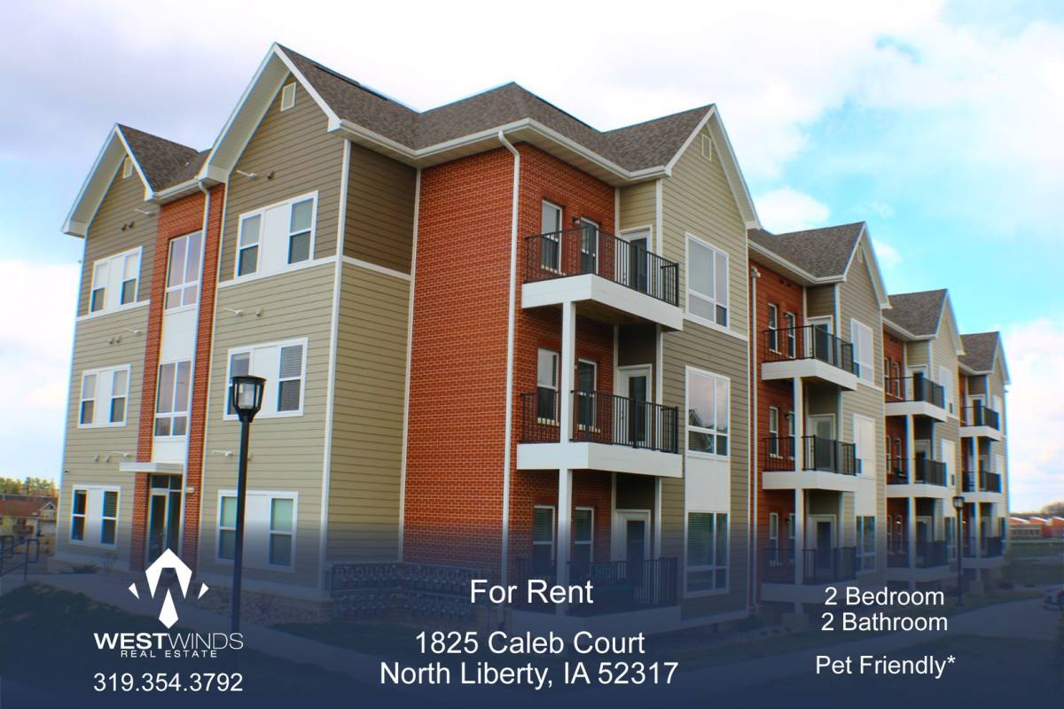 Apartment for rent at 1825 Caleb Court, North Liberty, IA 52317