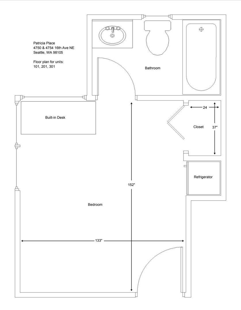Apartment for rent at 4754 16th Ave NE, Seattle, WA 98105